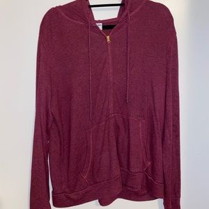 Burgundy Zip Up